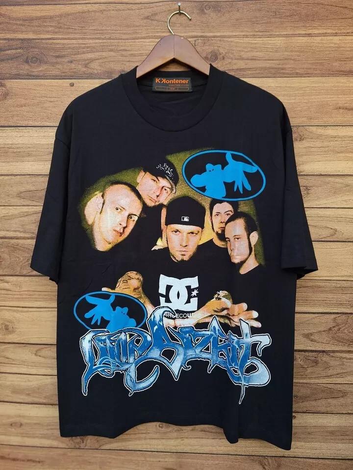 Limp Bizkit Знаменитая Группа Ретро Черная Унисекс Футболка Перепечатка S-4XL Унисекс Футболка