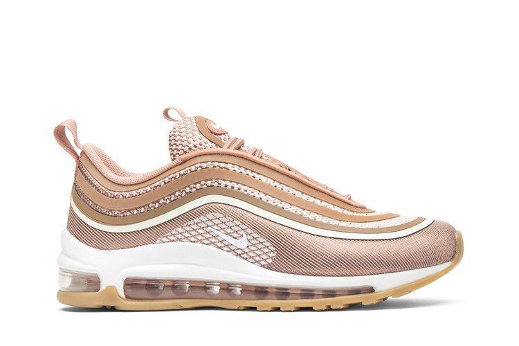 Женские кроссовки Nike Air Max 97 Ultra 17 Металлический розово-золотой (Женский) Металлик Розовое золото/Жевательная резинка Светло-коричневый