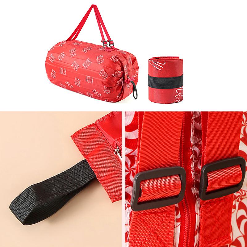 1 шт. сумка-тоут, многоразовая сумка для покупок, экологичная, для путешествий, продуктов, портативная, большая вместимость, складная, на одно плечо