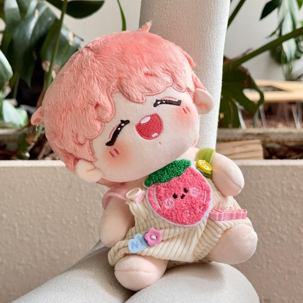 Прочная одежда для куклы Лабубу, вельветовый комбинезон с фруктами, аксессуары для куклы Лабубу 20 см