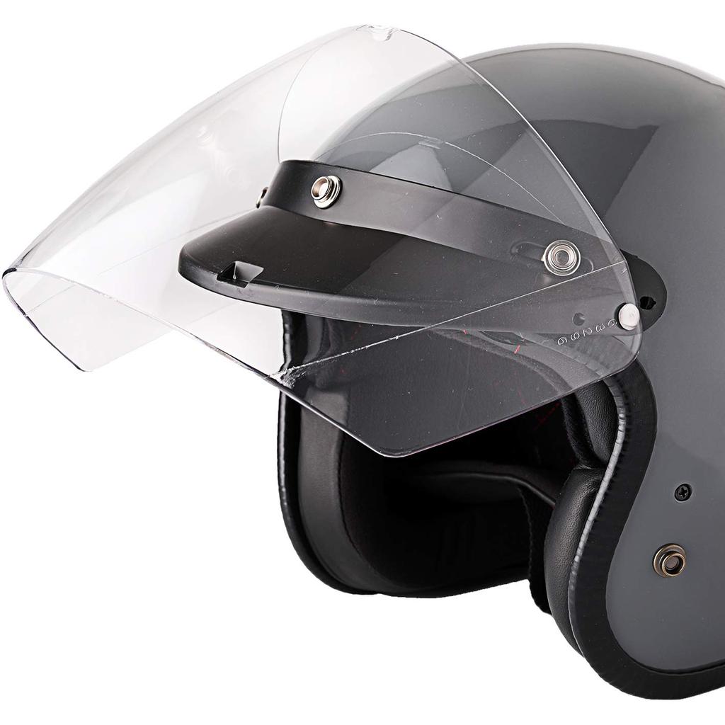 Chern Yueh 3 Snap Motorcycle Universal Helmet Visor (Clear)