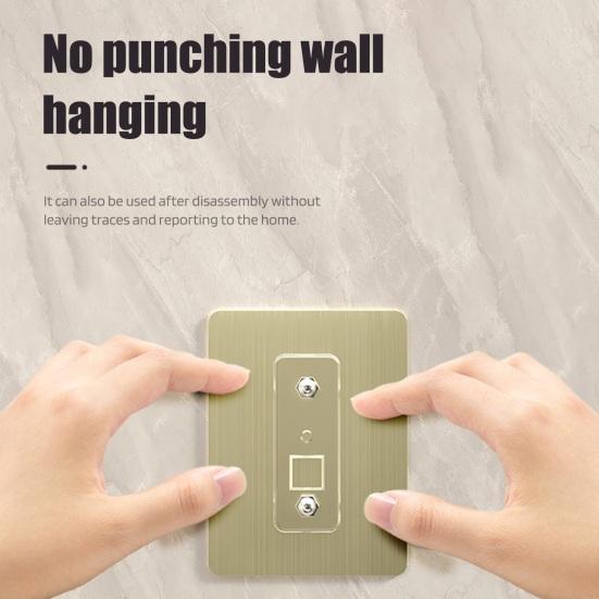 Bathroom Shelf Towel Rack Strong Load-bearing Drainage Hole Design Self Adhesive No Drilling Easy To Install Storage Rack Shower Organizer