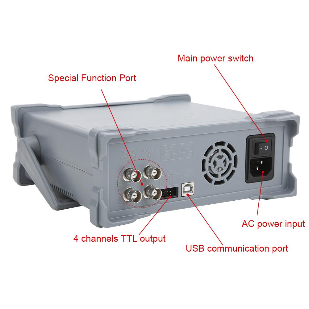 FY8300S 3-Channel Function Signal Generator Arbitrary Waveform Signal Generator 4 TTL Level Output Signal Source Board 100-240V
