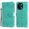 For Vivo Y28 4G/iQOO Z9x 5G Case Sunflower Leather Phone Wallet Cover