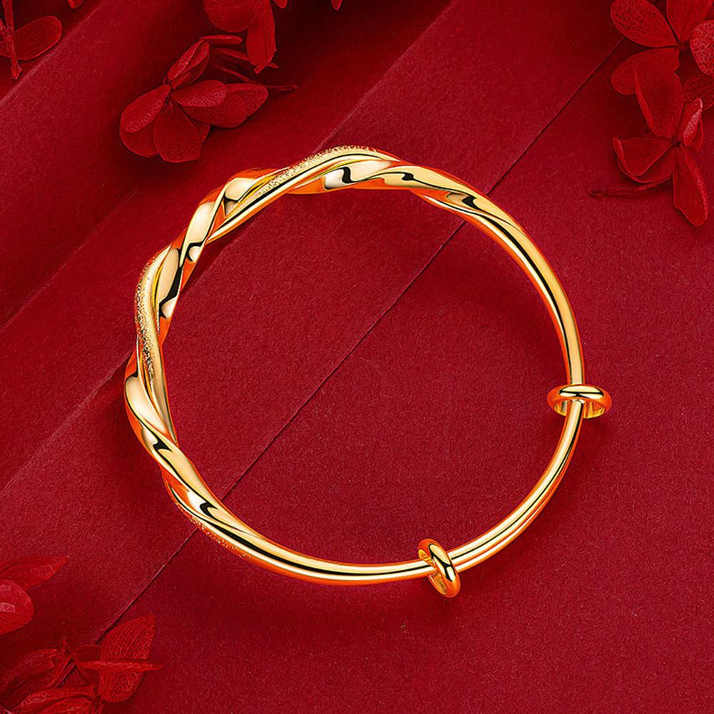 Корейская версия винтажные золотые браслеты цвета ниши дизайн витые модные аксессуары свадебные украшения J4X7