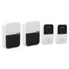 433.92MHz Wireless Doorbell Set with Receiver Self Generating IP44 Waterproof 38 Ringtones for Home Apartment EU Plug