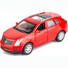 1:43 масштаба Cadillac SRX, литая под давлением модель автомобиля из сплава, игрушечный автомобиль с функцией отката, коллекция подарков для детей и взрослых