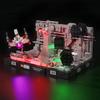 Классический DIY LED-набор для LEGO 75329 Диорама «Прорыв в траншею Звезды Смерти™» Собранный игрушечный строительный блок Декорация Регулируемые световые аксессуары