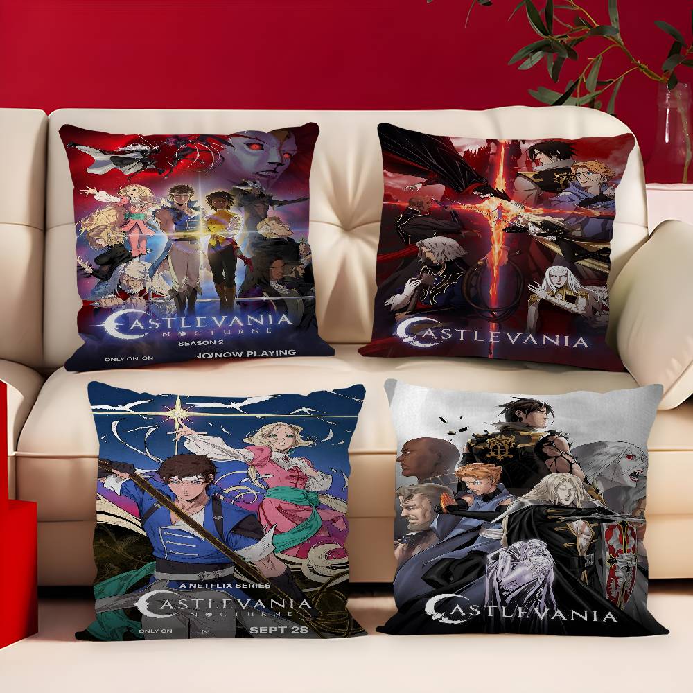 Аниме Игра C-Castlevania Кленовый Дизайн Наволочка Счастливый Осенний Урожай Декор Праздничный Декор Наволочка