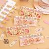 Cute Cartoon Capybara Bunny Dog Index Sticker Writable Notebook Test Paper Page Mark Classify Sticky Note Kawaii Planner Sticker