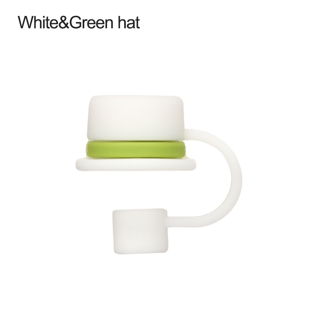 Sealing Lids Drinkware Accessories Cartoon Straws Plugs Silicone Dust-Proof Cap Pipette Tip Cover