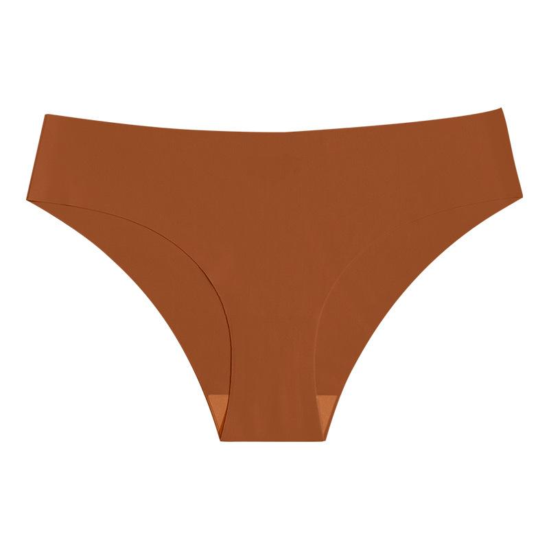 Сексуальные трусики без следов для женщин, нижнее белье из ледяного шелка с низкой талией, спортивное белье, трусы-стринги, женское нижнее белье