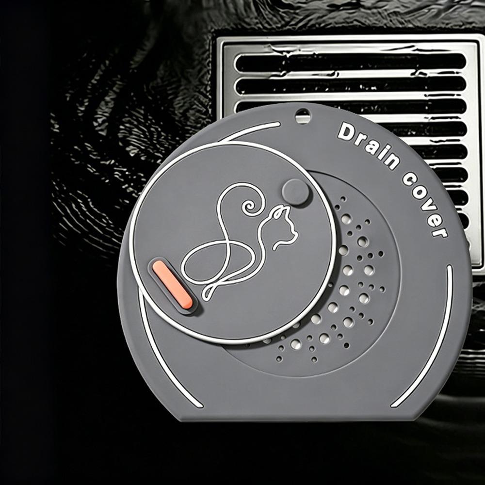 Silicone Floor Drain Cover Anti Odor Sewer Filter Pad Kitchen Sink Seal Mat for Kitchen Toilet