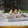 Cute Crystal Cock Ornament Glazed Animal Ornament DIY Chicken Figurine  Desktop