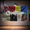 Флаг Рок-музыки 3x5 футов Для фанатов King Crimson Баннер HD-печать Латунные люверсы Декор стены гаража, спальни, гостиной, общежития Гобелен