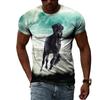 Summer Various Animal Pattern Men's T-shirt 3D Fashion Cool Style Printed T-shirt Hip Hop O-neck Casual Trendly Short Sleeve Tee