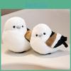Long Tailed Tit Plush Toy Stuffed Animal Doll Cartoon Decoration Gifts Kids