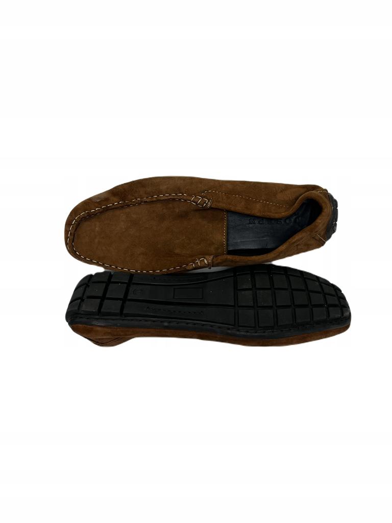 Men's Slip-on Brown Shoes Joseph Abboud 44 - Used