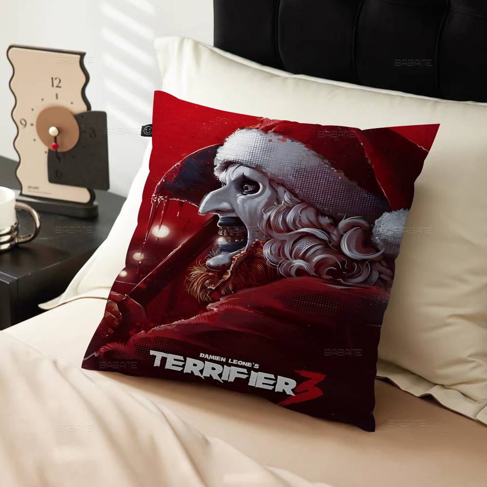 Terrifier 321 Collection Classic Horror Movie Pillowcase toon Gift Cushion Cover Bedroom Home Sofa Chair Seat Decor pillow case