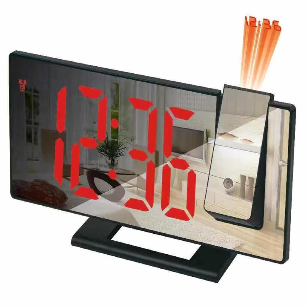 12/24H Display Digital Alarm Clock Backlight LED Alarm Clock Projection Alarm Clock Bedroom
