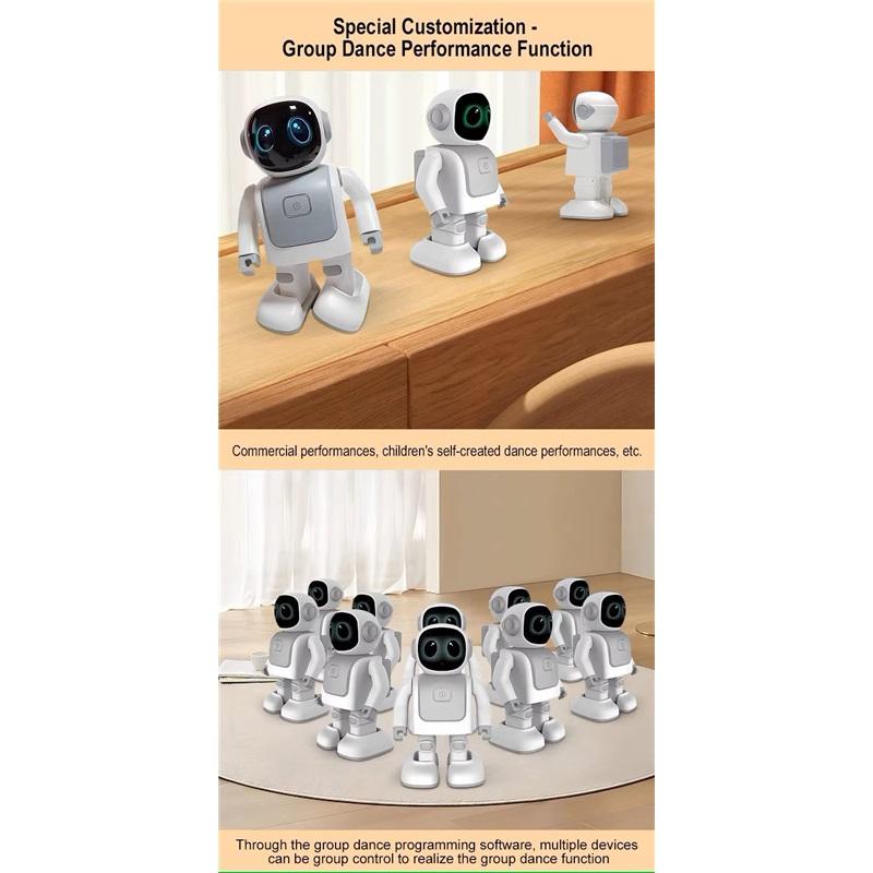 Танцующий робот интеллектуальное программирование Bluetooth аудио космический робот