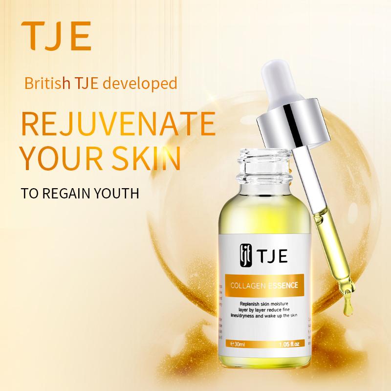 TJE Сыворотка с коллагеновыми пептидами 30 мл Увлажнение, против морщин, отбеливание, укрепление и блеск кожи