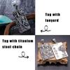 for Boys Cool Metal Necklace Pendant Yibo Yuntian Male Guan Erye