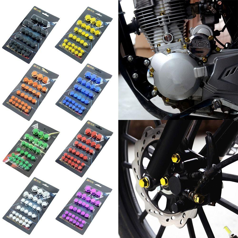 Modification Parts Engine Nut Cover Motorcycle Screw Cap Motorbike Ornament Decorative Bolt Caps