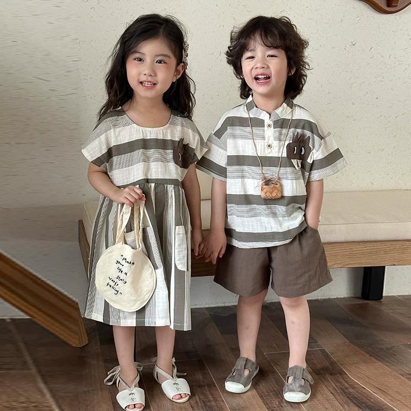 Детская летняя одежда повседневная девушка милое мультяшное платье повседневное