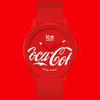 Часы Ice Watch Iconic Red Medium 018514 Часы-часы унисекс Ice Solar Solar Cell Solar Coca-Cola & [COCA-COLA & ICE-WATCH] мужские