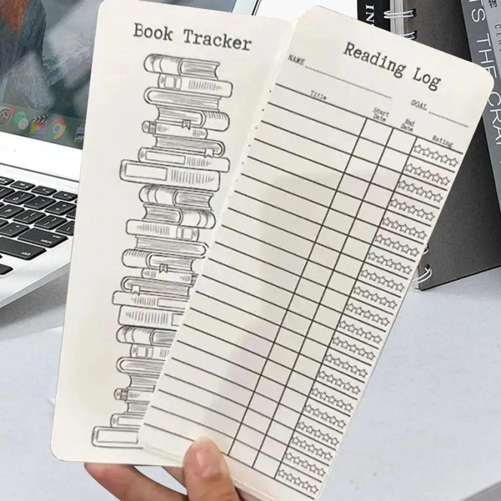 Reading Challenge Reading List Marker Cards Writable Notes Book Tracker Bookmark  Reading Lover