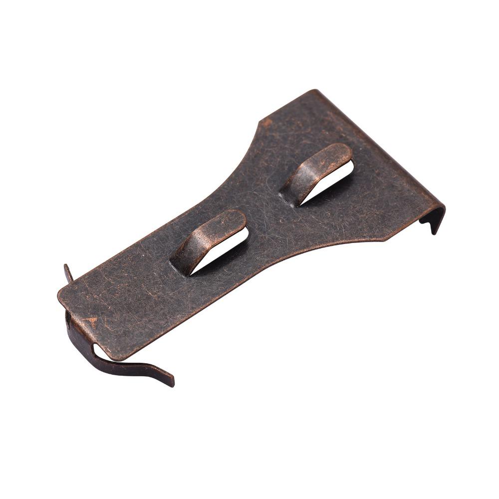4pcs Sliding Design Brick Hanger Clip Metal Construction Brick Wall Hanger Outdoor Use