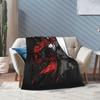 Spawn Blankets Fleece Decoration  Portable Soft Throw Blankets for Sofa Outdoor Quilt