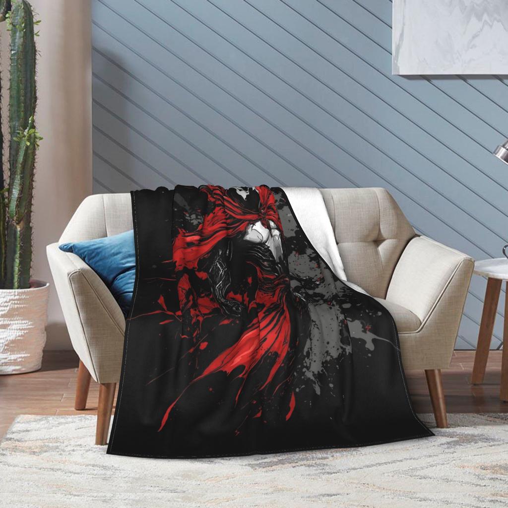 Spawn Blankets Fleece Decoration  Portable Soft Throw Blankets for Sofa Outdoor Quilt