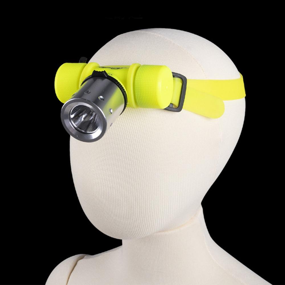 Водонепроницаемый налобный фонарь для дайвинга с мощным магнитным переключателем, супер яркий фонарь T6 с креплением на голову и длительным сроком службы
