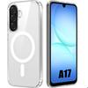 Protective Case - BOOLING - for Samsung Galaxy A17 4G/5G - Transparent - Shockproof - Magnetic Circle