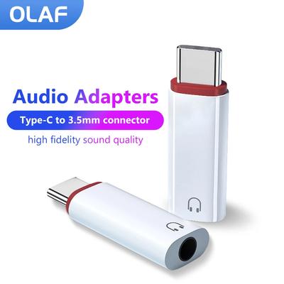 Адаптер для наушников Olaf Type c на 3,5 мм, 3,5 мм разъем, USB C аудиоконвертер для iPhone 15, Samsung, USB C на 3,5 мм разъем для наушников