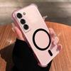 Самодельный магнитный кольцевой желе-чехол для Samsung Galaxy S22+ S22 S21 S21+ Защита от падения с воздушными подушками по 4 углам