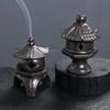 1pc Mini Ceramic Lighthouse Tower Incense Burner, Perfect for Indoor Aromatherapy, Ideal for Home Decor (Without Incense)