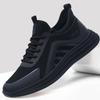 Men's Shoes Lightweight Fly-woven New Trendy Sports Shoes Low-top Lace-up Breathable Casual Mesh Shoes Men