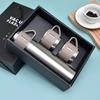 Stainless Steel Vacuum Flask Set Thermal Insulated Bottle Perfect for Hot and Cold Beverages Ideal for Business and School Gifts