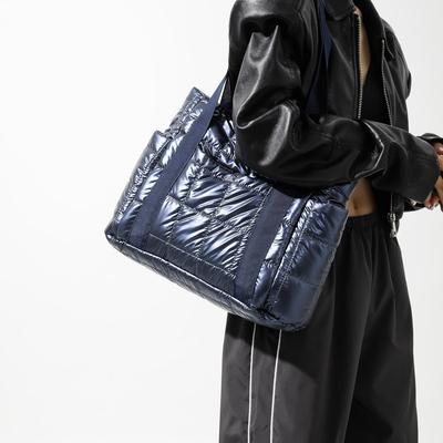 Зимние женские сумки большой вместимости Vento Marea Space с мягкой подкладкой, женские сумки через плечо, черная дизайнерская нейлоновая хлопковая теплая сумка-тоут, однотонная