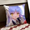 AAngel BBeats Аниме Наволочка Двусторонняя Мягкая Прочная Подушка Чехол Для Дома Автомобиля Многоцелевое Использование для Ежедневного Комфорта