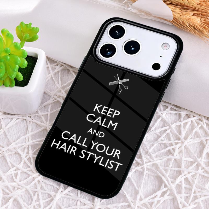 Чехол для телефона парикмахера для iPhone 17 Air 16 15 11 12 14 13 Pro Max Ударопрочный чехол