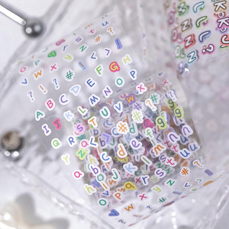 6Style1Roll/bag текстовые элементы высеченная лента для самостоятельного изготовления блокнота, календаря для стеклянной бутылки, украшения