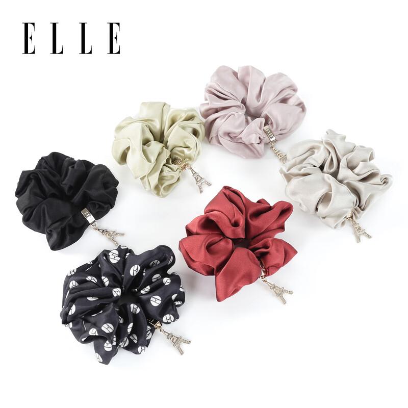 ELLE [100% Mulberry Silk] Hair Ties for Women, Elegant Silk Hair Bands, High-End Gift