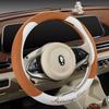 Suede Velvet Breathable Sport Steering Wheel Cover - Wear-Resistant, Comfortable, Sweat-Absorbing Universal Protector