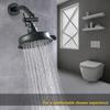Adjust Shower Arm Extension 360 Degree Rotatable All Metal Adapters Universal 1/2 Thread Space Saving for Bathroom