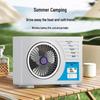 2026 Hot-Selling Desktop Spray Fan with Light - Small Humidifying USB Fan for Home or Office