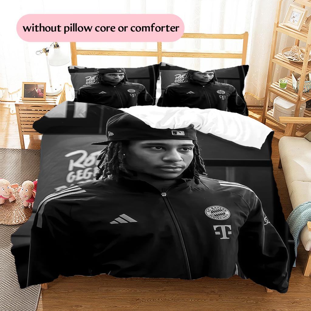 Michael Olise Pattern Bedding Home Decoration Birthday Gift (1 * duvet cover + 2 * pillowcase, without core)